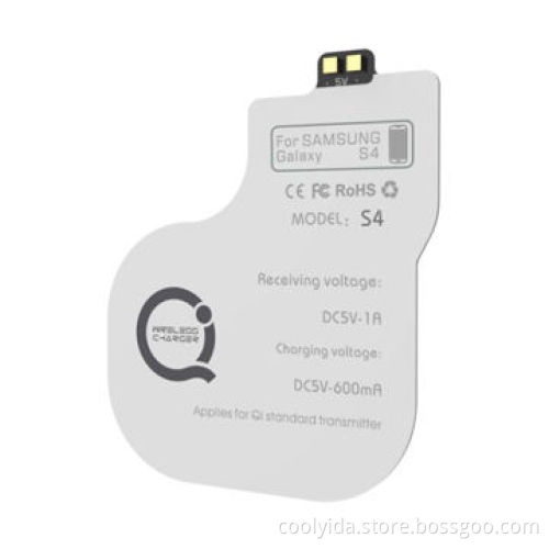 Wireless charger receiver for S4